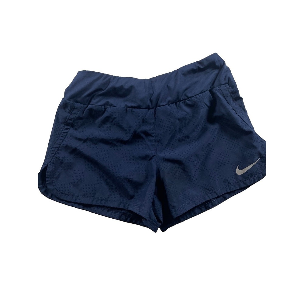 Nike Dri-Fit Shorts Dark Blue Size Extra Small Nike Logo On Front